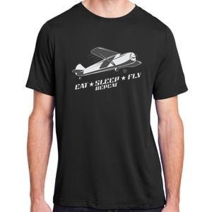 Eat Sleep Fly Repeat Great Gift Adult ChromaSoft Performance T-Shirt