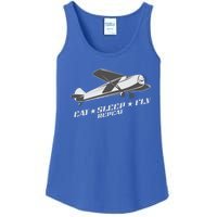 Eat Sleep Fly Repeat Great Gift Ladies Essential Tank