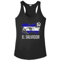 El Salvador Flag Jersey Salvadorean Soccer Team Salvadorean Ladies PosiCharge Competitor Racerback Tank