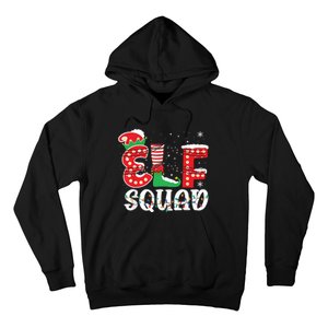 Elf Squad Funny Group Family Matching Christmas Pajamas Hoodie