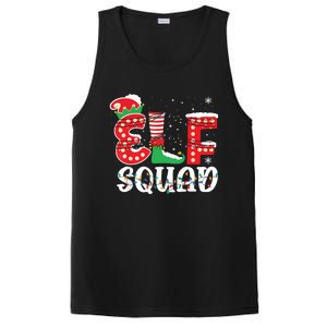 Elf Squad Funny Group Family Matching Christmas Pajamas PosiCharge Competitor Tank