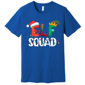 Elf Squad Funny Family Matching Group Christmas Gifts Hoodie Premium T-Shirt