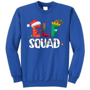 Elf Squad Funny Family Matching Group Christmas Gifts Hoodie Tall Sweatshirt