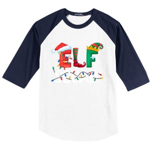 Elf Squad Funny Family Matching Group Christmas Gifts Hoodie Baseball Sleeve Shirt