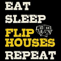 Eat Sleep Flip Houses Repeat Funny Real Estate Investor 16 in Basic Backpack