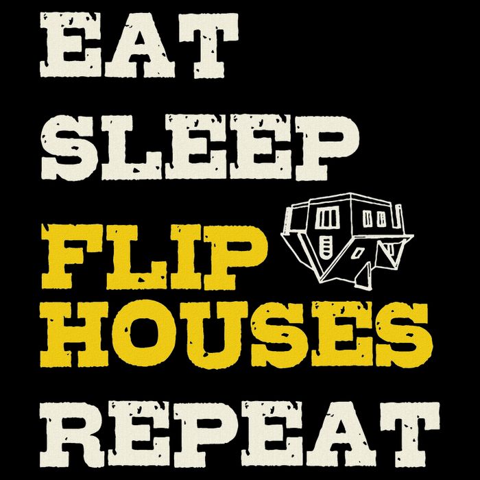 Eat Sleep Flip Houses Repeat Funny Real Estate Investor 16 in Basic Backpack