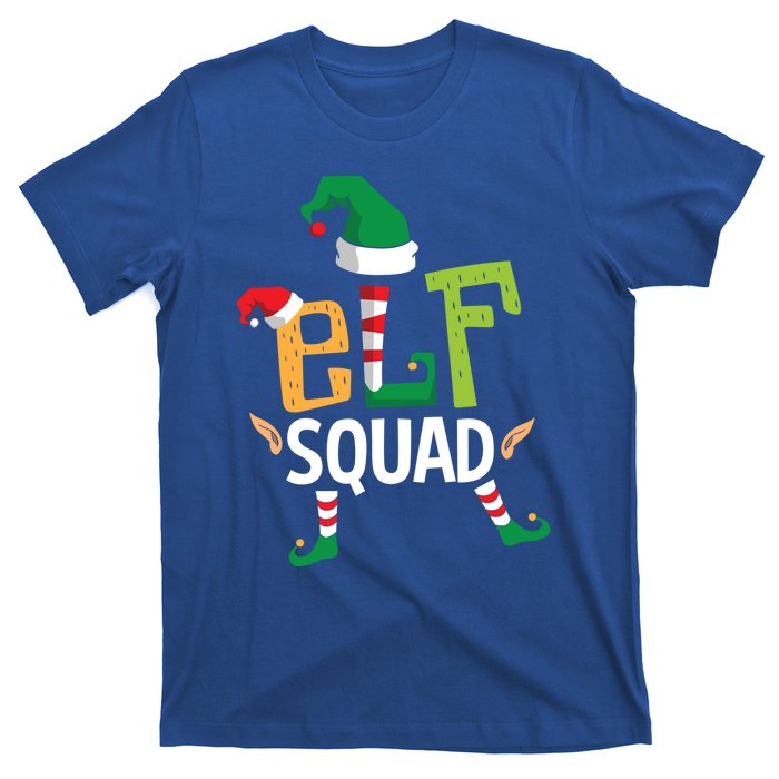 Elf Squad Funny Elves Family Christmas Matching Couple Xmas Great Gift T-Shirt