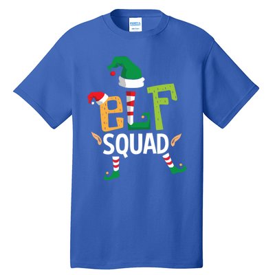 Elf Squad Funny Elves Family Christmas Matching Couple Xmas Great Gift Tall T-Shirt