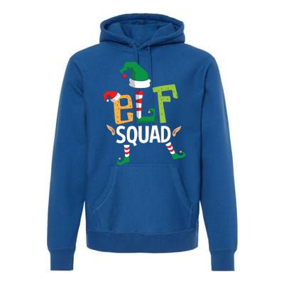 Elf Squad Funny Elves Family Christmas Matching Couple Xmas Great Gift Premium Hoodie