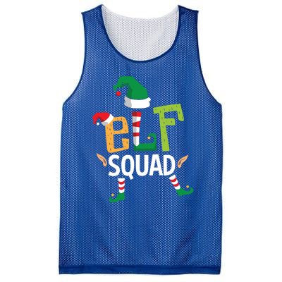 Elf Squad Funny Elves Family Christmas Matching Couple Xmas Great Gift Mesh Reversible Basketball Jersey Tank