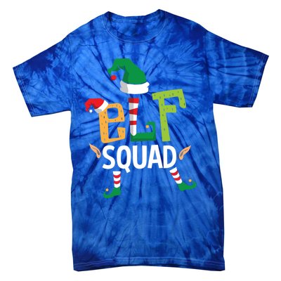 Elf Squad Funny Elves Family Christmas Matching Couple Xmas Great Gift Tie-Dye T-Shirt