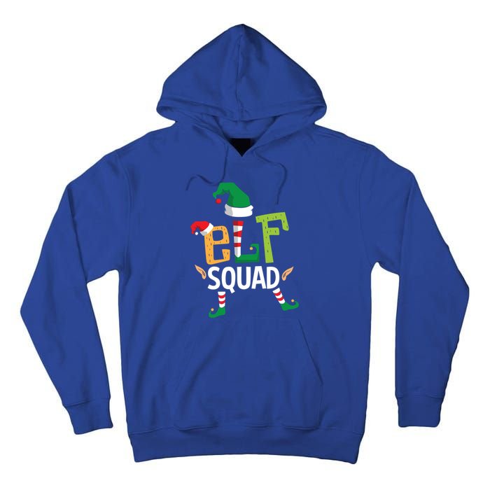 Elf Squad Funny Elves Family Christmas Matching Couple Xmas Great Gift Tall Hoodie