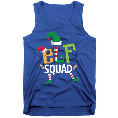 Elf Squad Funny Elves Family Christmas Matching Couple Xmas Great Gift Tank Top