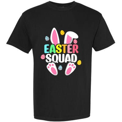 Easter Squad Family Matching Easter Day Bunny Egg Hunt Group Garment-Dyed Heavyweight T-Shirt