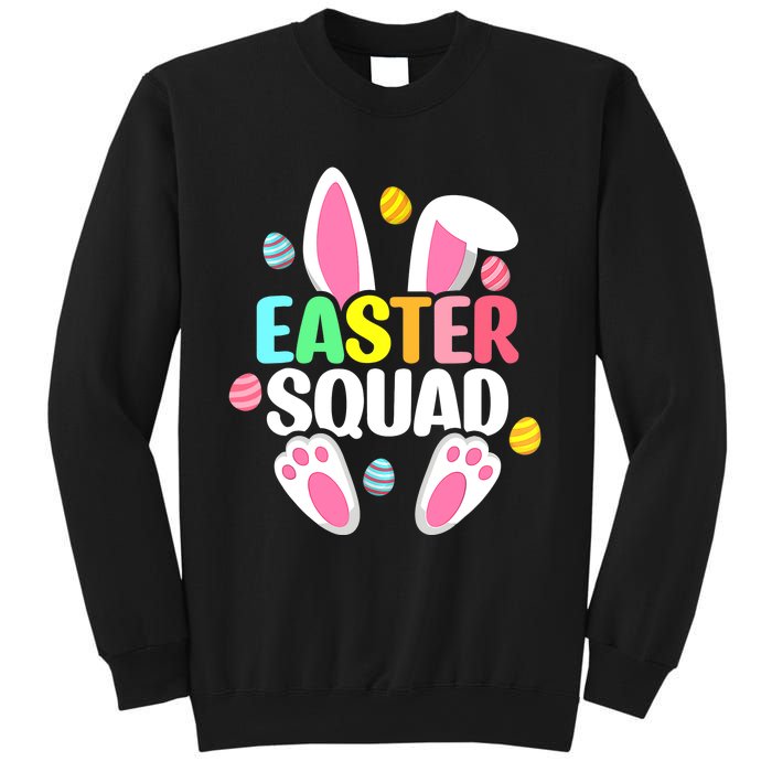 Easter Squad Family Matching Easter Day Bunny Egg Hunt Group Sweatshirt