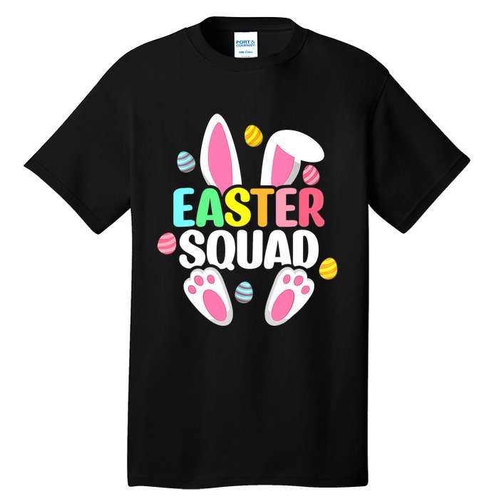 Easter Squad Family Matching Easter Day Bunny Egg Hunt Group Tall T-Shirt