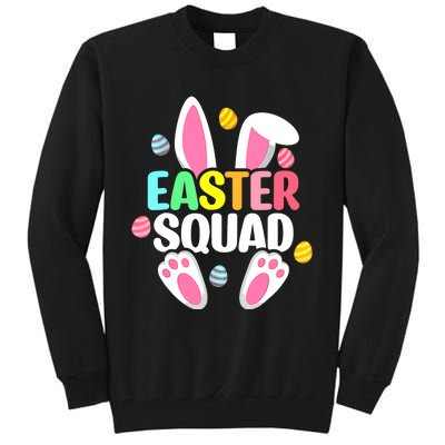 Easter Squad Family Matching Easter Day Bunny Egg Hunt Group Tall Sweatshirt