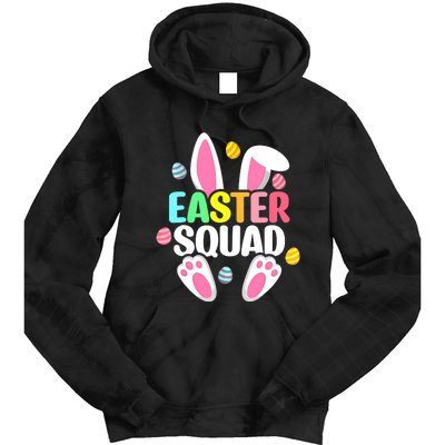 Easter Squad Family Matching Easter Day Bunny Egg Hunt Group Tie Dye Hoodie