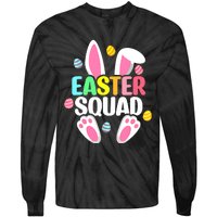 Easter Squad Family Matching Easter Day Bunny Egg Hunt Group Tie-Dye Long Sleeve Shirt