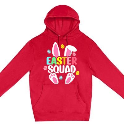 Easter Squad Family Matching Easter Day Bunny Egg Hunt Group Premium Pullover Hoodie