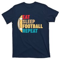 Eat Sleep Football Repeat For Teens Boy Girl Wo T-Shirt