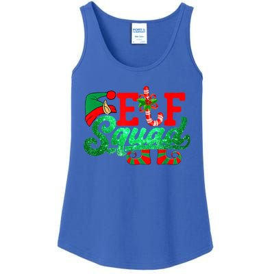 Elf Squad Funny Family Christmas Matching Pajamas Xmas Funny Gift Ladies Essential Tank