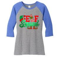 Elf Squad Funny Family Christmas Matching Pajamas Xmas Funny Gift Women's Tri-Blend 3/4-Sleeve Raglan Shirt