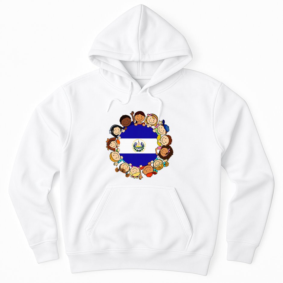 El Salvadoran Flag Hispanic Heritage Month Salvador Hoodie