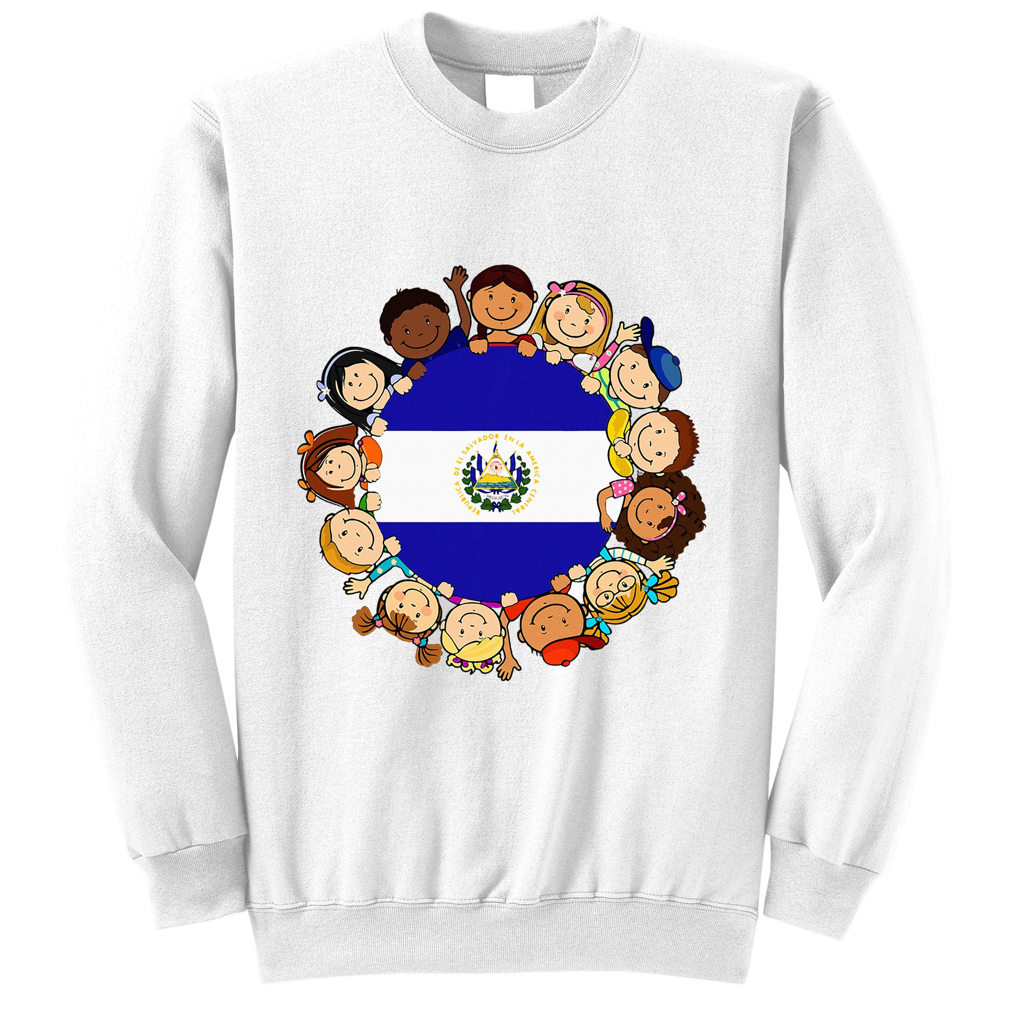 El Salvadoran Flag Hispanic Heritage Month Salvador Sweatshirt
