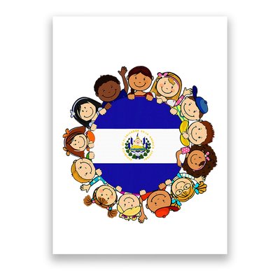 El Salvadoran Flag Hispanic Heritage Month Salvador Poster
