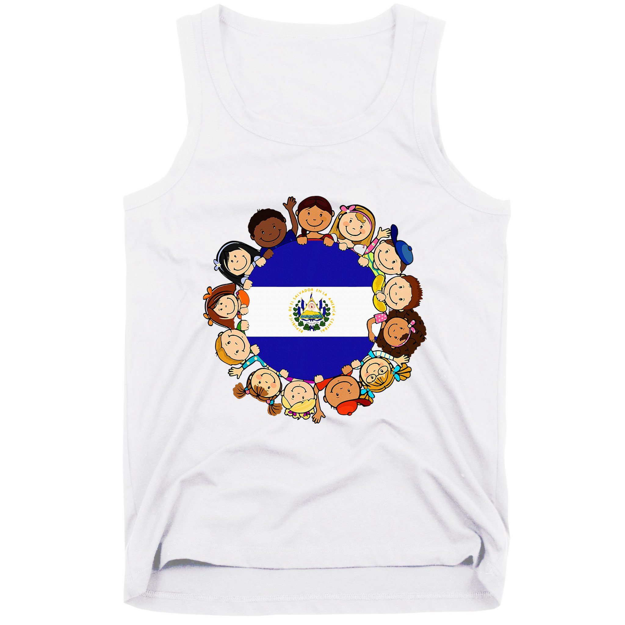 El Salvadoran Flag Hispanic Heritage Month Salvador Tank Top
