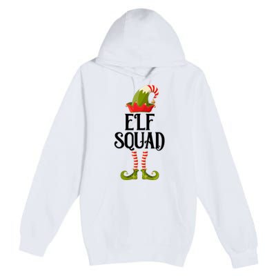 Elf Squad Festive Christmas Holiday Premium Pullover Hoodie