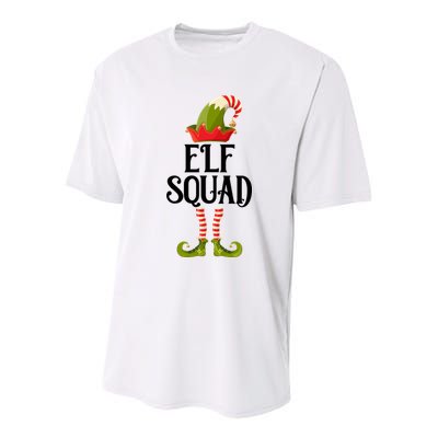 Elf Squad Festive Christmas Holiday Youth Performance Sprint T-Shirt
