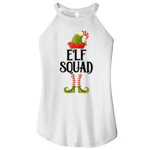 Elf Squad Festive Christmas Holiday Women’s Perfect Tri Rocker Tank