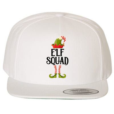 Elf Squad Festive Christmas Holiday Wool Snapback Cap