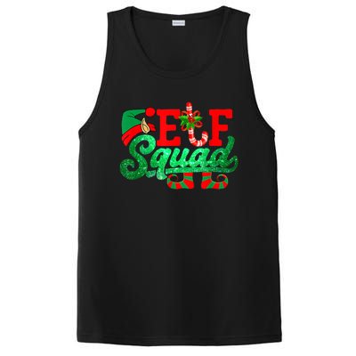 Elf Squad Funny Family Christmas Matching Pajamas Xmas Cute Gift PosiCharge Competitor Tank