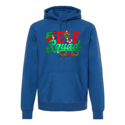 Elf Squad Funny Family Christmas Matching Pajamas Xmas Cute Gift Premium Hoodie