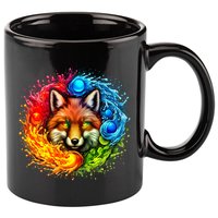 Elemental Seasons Fox 11oz C Handle Ceramic Mug