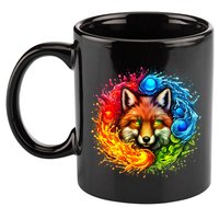 Elemental Seasons Fox 11oz C Handle Ceramic Mug