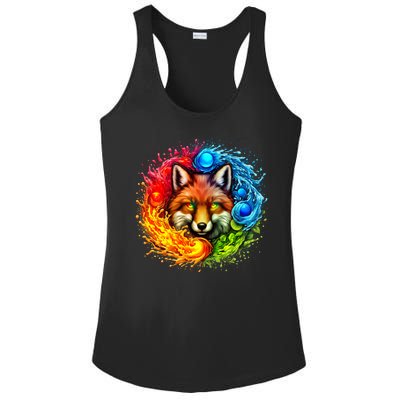 Elemental Seasons Fox Ladies PosiCharge Competitor Racerback Tank