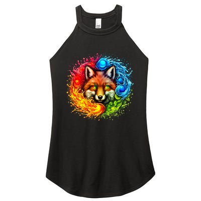 Elemental Seasons Fox Women's Perfect Tri Rocker Tank