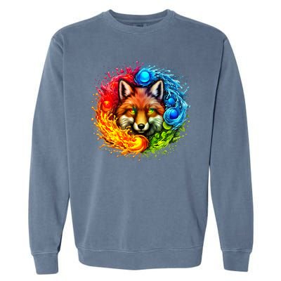 Elemental Seasons Fox Garment-Dyed Sweatshirt