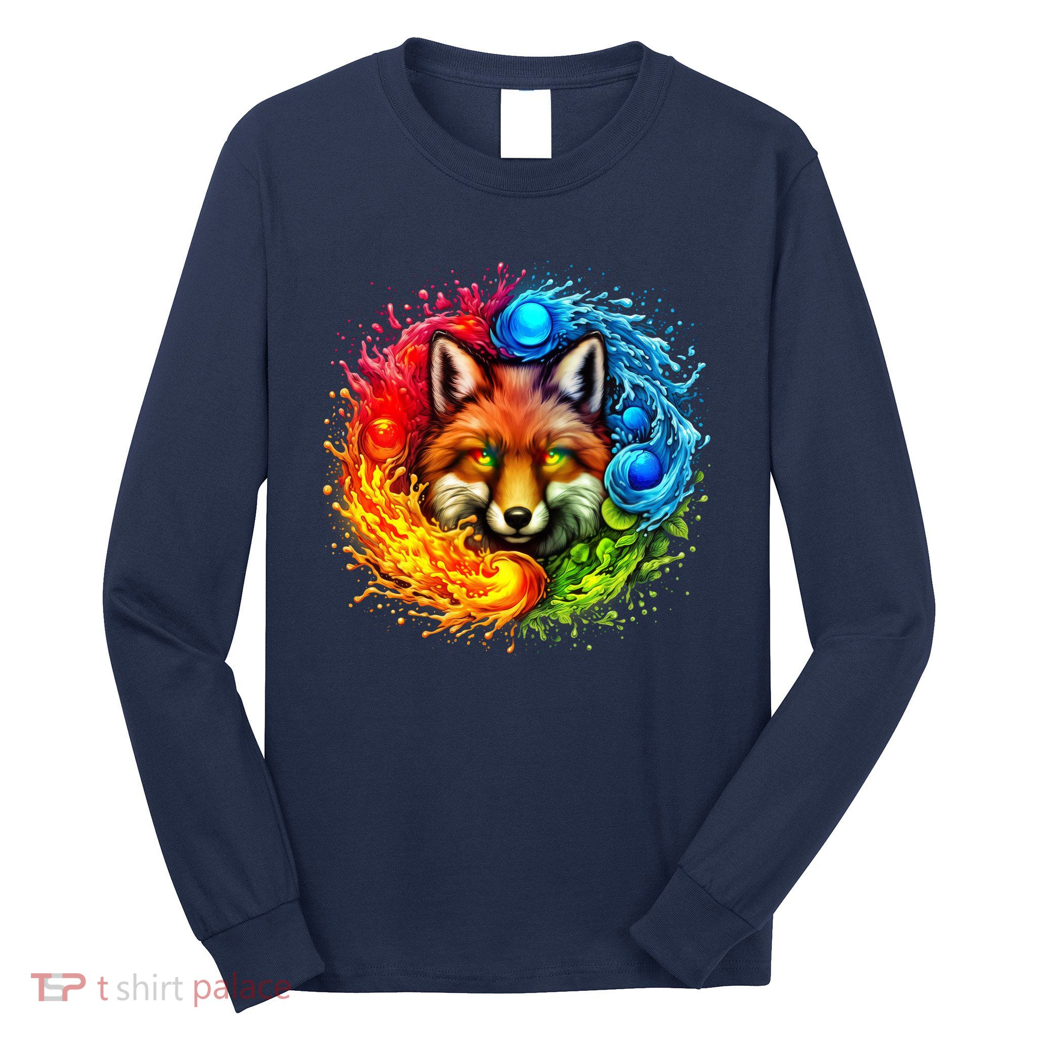 Elemental Seasons Fox Long Sleeve Shirt