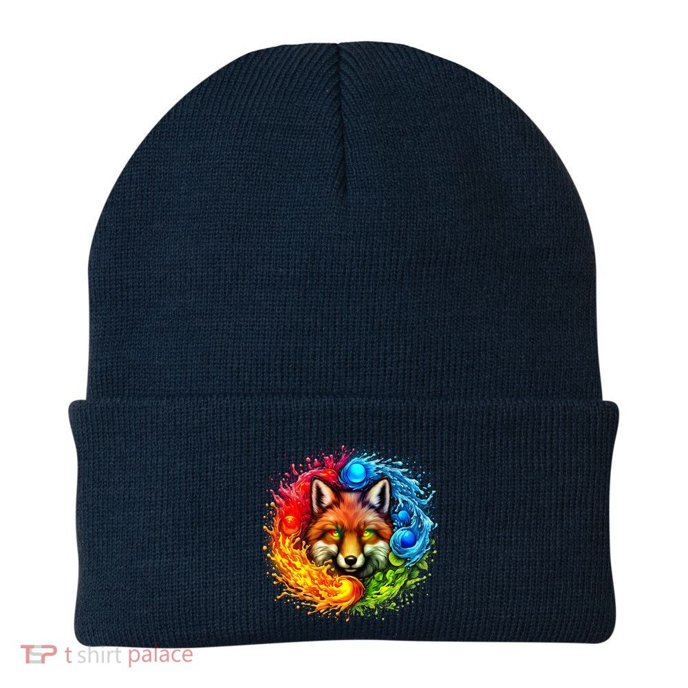 Elemental Seasons Fox Knit Cap Winter Beanie