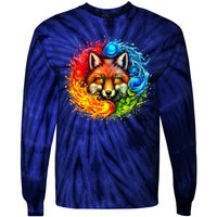 Elemental Seasons Fox Tie-Dye Long Sleeve Shirt