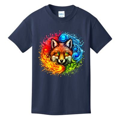 Elemental Seasons Fox Kids T-Shirt