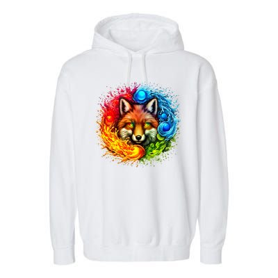 Elemental Seasons Fox Garment-Dyed Fleece Hoodie