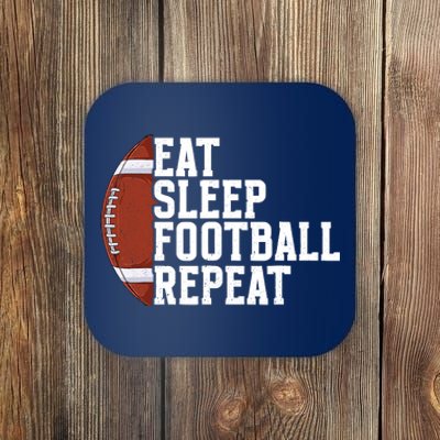 Eat Sleep Football Repeat Football Player Football Coaster