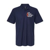 Eat Sleep Football Repeat Football Player Football Softstyle Adult Sport Polo