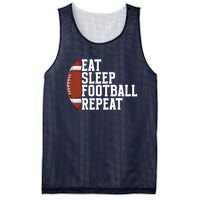 Eat Sleep Football Repeat Football Player Football Mesh Reversible Basketball Jersey Tank